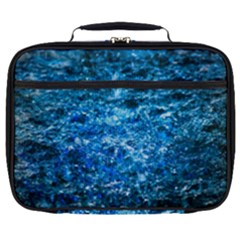 Water Color Blue Full Print Lunch Bag