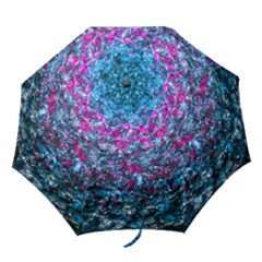 Water Color Violet Folding Umbrellas by FunnyCow