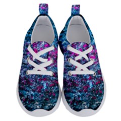 Water Color Violet Running Shoes by FunnyCow