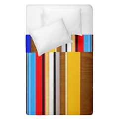 Colorful Stripes Duvet Cover Double Side (single Size)