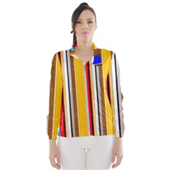 Colorful Stripes Windbreaker (women) by FunnyCow