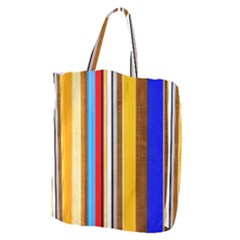 Colorful Stripes Giant Grocery Tote by FunnyCow