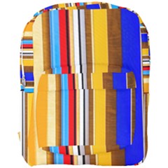 Colorful Stripes Full Print Backpack by FunnyCow