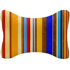 Colorful Stripes Seat Head Rest Cushion by FunnyCow