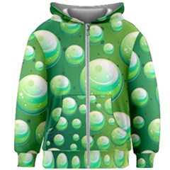 Background Colorful Abstract Circle Kids Zipper Hoodie Without Drawstring