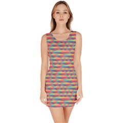 Background Abstract Colorful Bodycon Dress