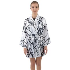 Balloons Feedback Confirming Clouds Long Sleeve Kimono Robe