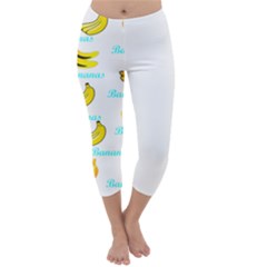 Bananas Capri Winter Leggings  by cypryanus