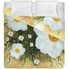 Summer Anemone Sylvestris Duvet Cover Double Side (king Size) by Nexatart