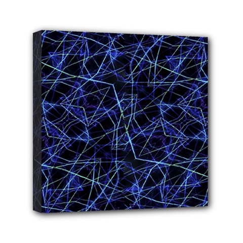 Galaxy Linear Pattern Mini Canvas 6  X 6  by dflcprints
