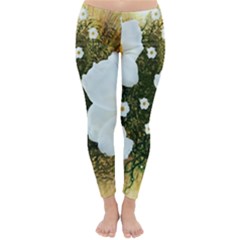 Summer Anemone Sylvestris Classic Winter Leggings by Nexatart