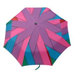 Abstract Background Colorful Strips Folding Umbrellas by Nexatart