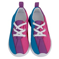 Abstract Background Colorful Strips Running Shoes by Nexatart