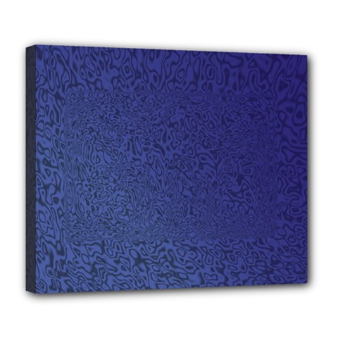 Fractal Rendering Background Blue Deluxe Canvas 24  X 20   by Nexatart