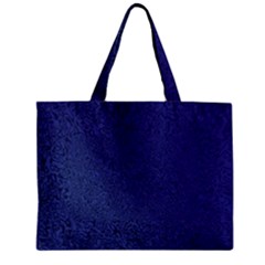 Fractal Rendering Background Blue Zipper Mini Tote Bag