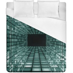 Abstract Perspective Background Duvet Cover (California King Size)