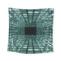 Abstract Perspective Background Square Tapestry (Small)