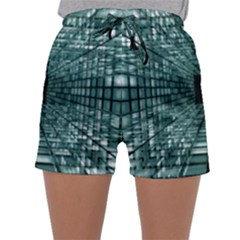 Abstract Perspective Background Sleepwear Shorts