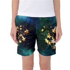 Heart Love Universe Space All Sky Women s Basketball Shorts by Nexatart