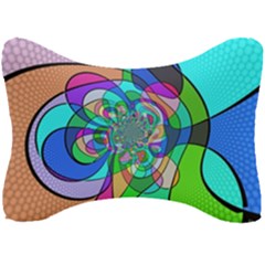 Retro Wave Background Pattern Seat Head Rest Cushion