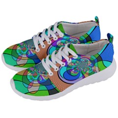 Retro Wave Background Pattern Men s Lightweight Sports Shoes