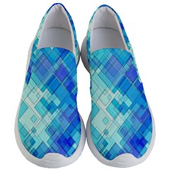 Abstract Squares Arrangement Women s Lightweight Slip Ons