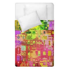 Color Abstract Artifact Pixel Duvet Cover Double Side (single Size) by Nexatart