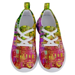 Color Abstract Artifact Pixel Running Shoes