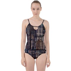 Architecture City Home Window Cut Out Top Tankini Set by Nexatart