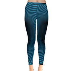 Background Spiral Abstract Pattern Inside Out Leggings