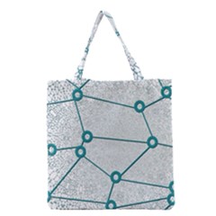 Network Social Abstract Grocery Tote Bag