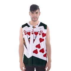Poker Hands   Royal Flush Hearts Men s Basketball Tank Top by FunnyCow