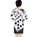 Poker Hands   Royal Flush Spades Long Sleeve Nightdress View2