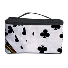 Poker Hands   Straight Flush Clubs Cosmetic Storage Case by FunnyCow