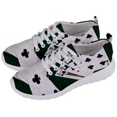 Poker Hands   Straight Flush Clubs Men s Lightweight Sports Shoes by FunnyCow