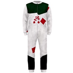 Poker Hands   Straight Flush Diamonds Onepiece Jumpsuit (men)  by FunnyCow