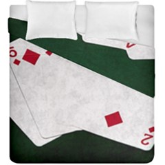 Poker Hands   Straight Flush Diamonds Duvet Cover Double Side (king Size) by FunnyCow