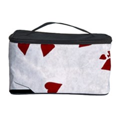 Poker Hands Straight Flush Hearts Cosmetic Storage Case by FunnyCow