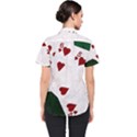 Poker Hands Straight Flush Hearts Women s Short Sleeve Shirt View2