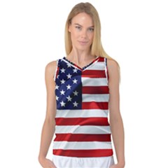 American Usa Flag Women s Basketball Tank Top by FunnyCow