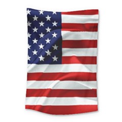 American Usa Flag Small Tapestry by FunnyCow