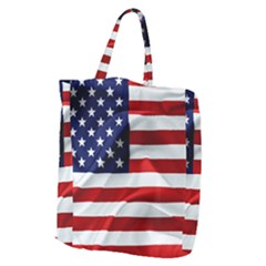 American Usa Flag Giant Grocery Tote by FunnyCow