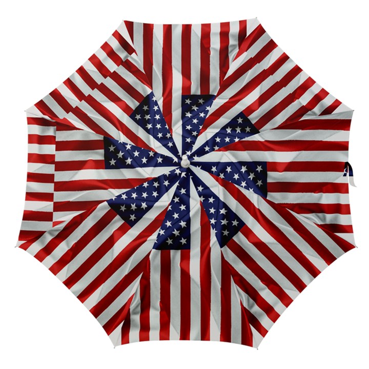 American Usa Flag Vertical Straight Umbrellas