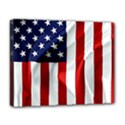 American Usa Flag Vertical Deluxe Canvas 20  x 16   View1