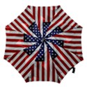 American Usa Flag Vertical Hook Handle Umbrellas (Small) View1