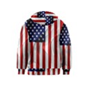 American Usa Flag Vertical Kids  Pullover Hoodie View2