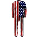 American Usa Flag Vertical OnePiece Jumpsuit (Men)  View1