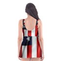 American Usa Flag Vertical Skater Dress Swimsuit View2