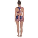 American Usa Flag Vertical Racerback Boyleg Bikini Set View2