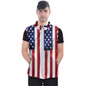 American Usa Flag Vertical Men s Puffer Vest View1